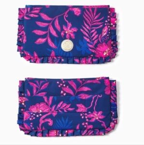 NWT Lilly Pulitzer Blue Med Never Ending Summer Clutch
